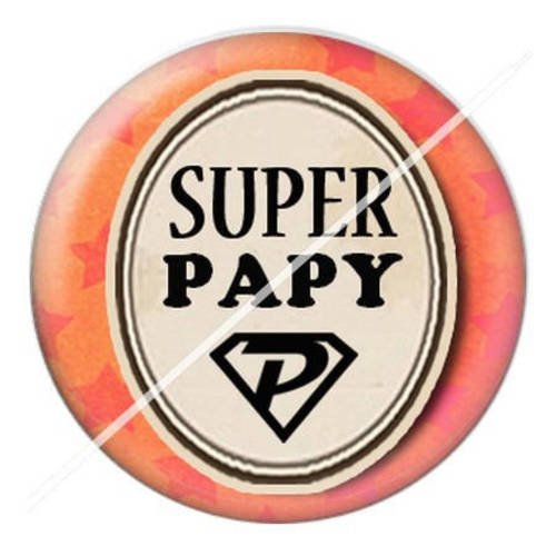 Cabochon résine a coller 25 mm pour fête papy papi 11 