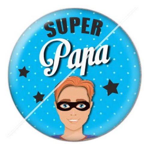 Cabochon résine a coller 25 mm pour super papa s7 