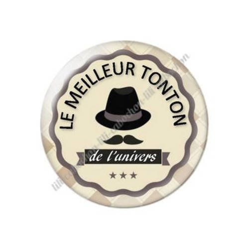 Cabochon résine a coller 25 mm tonton 24 