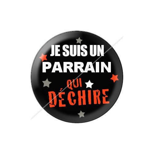 Cabochon résine a coller 25 mm parrain j14 