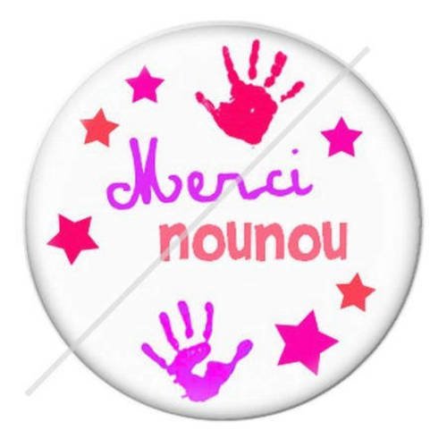 Cabochon résine a coller 25 mm pour nounou c5 