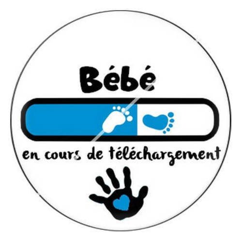 Cabochon résine a coller 25 mm bebe femme enceinte 7 