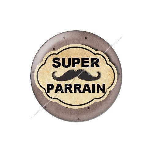 Cabochon résine a coller 25 mm parrain j17 