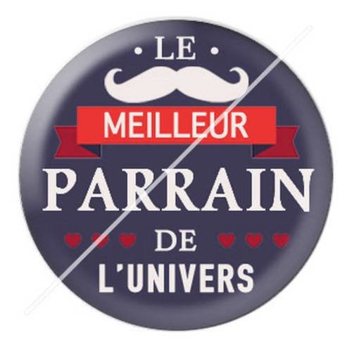 Cabochon résine a coller 25 mm pour parrain a1 