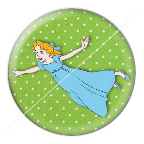 Cabochon résine a coller 25 mm peter pan never grow up 3 