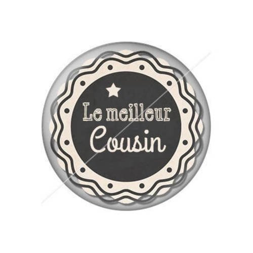 Cabochon résine a coller 25 mm cousin j2 