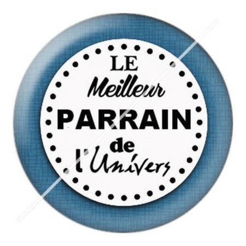 Cabochon résine a coller 25 mm pour parrain a4 