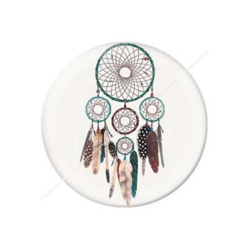 Cabochon résine a coller 25 mm dreamcatcher attrape-rêves a1 