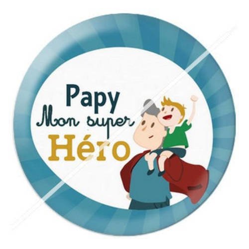 Cabochon résine a coller 25 mm papy 11 