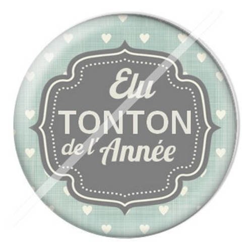 Cabochon résine a coller 25 mm pour tonton a11 