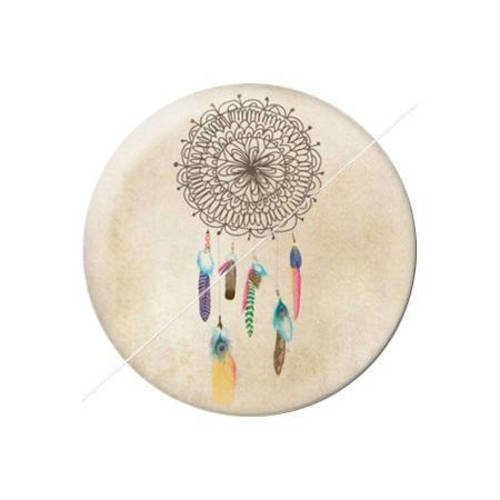 Cabochon résine a coller 25 mm dreamcatcher attrape-rêves a3 