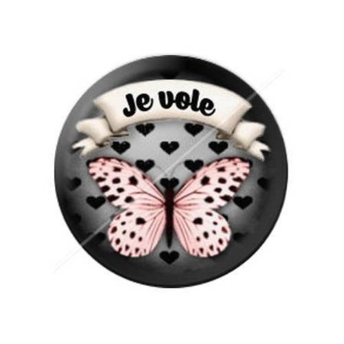 Cabochon résine a coller 25 mm madame 36 