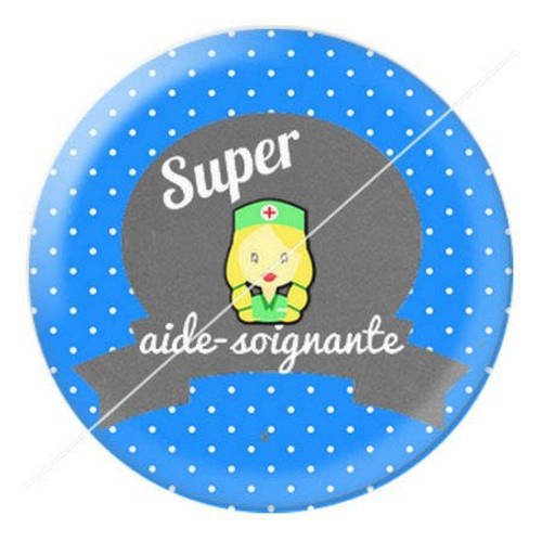 Cabochon résine a coller 25 mm aide-soignante 4 