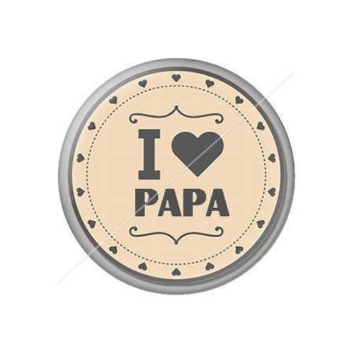 Cabochon résine a coller 25 mm papa j2 