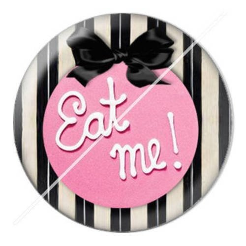 Cabochon résine a coller 25 mm alice 8 