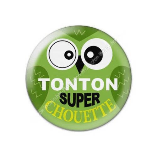 Cabochon résine a coller 25 mm tonton f40 