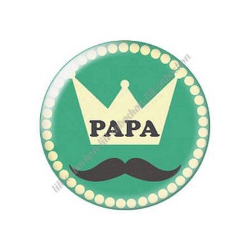 Cabochon résine a coller 25 mm papa 69 