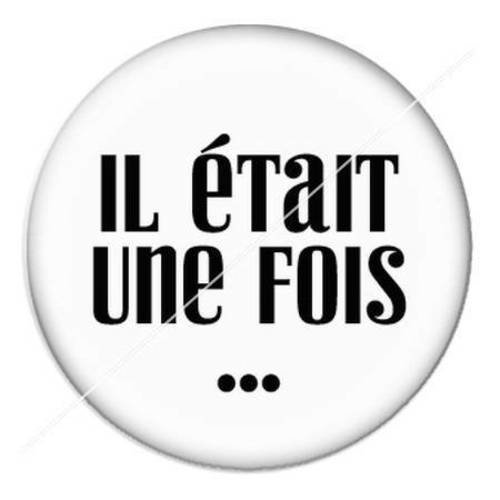 Cabochon résine a coller 25 mm il était une fois 8 