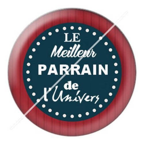 Cabochon résine a coller 25 mm pour parrain a7 