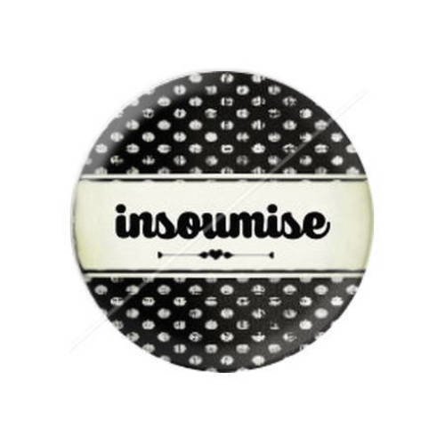 Cabochon résine a coller 25 mm madame insoumise 43 