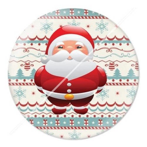 Cabochon résine a coller 25 mm noël e1 