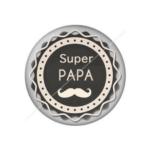 Cabochon résine a coller 25 mm papa j7 