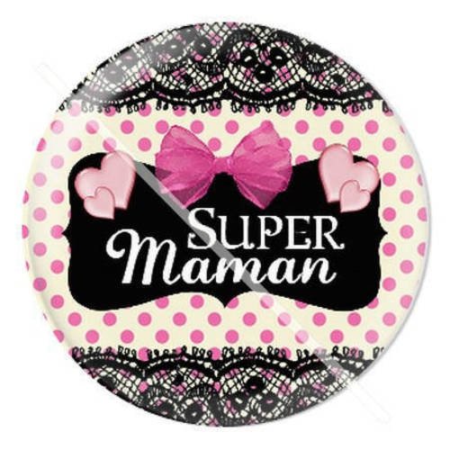 Cabochon résine a coller 25 mm pour maman b13 