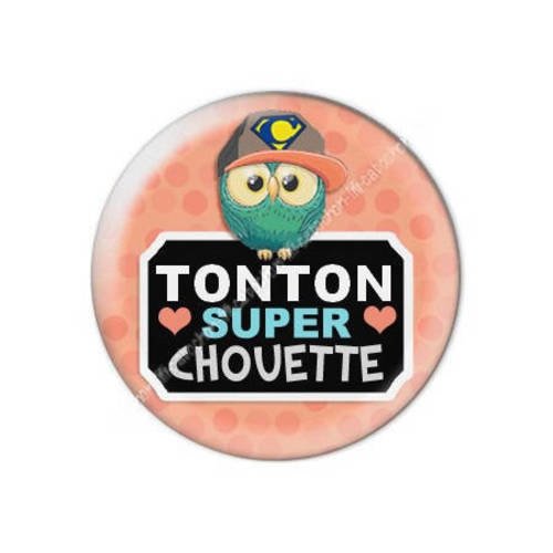 Cabochon résine a coller 25 mm tonton f44 