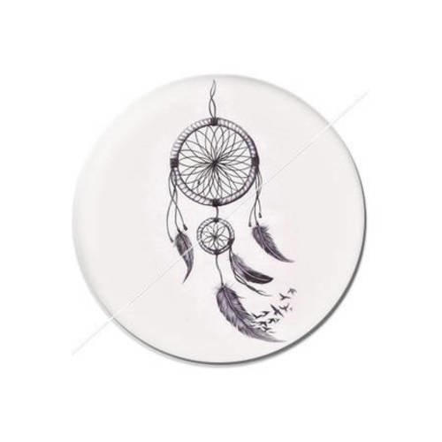 Cabochon résine a coller 25 mm dreamcatcher attrape-rêves a12 