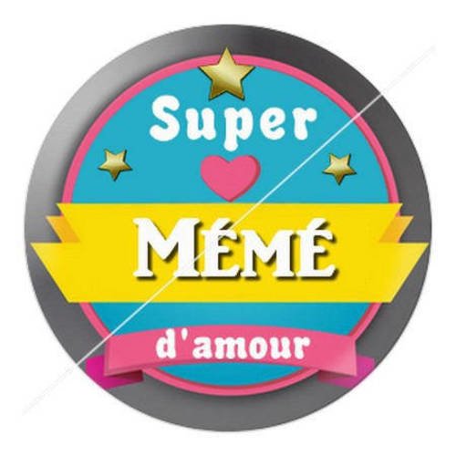 Cabochon résine a coller 25 mm mémé 2 