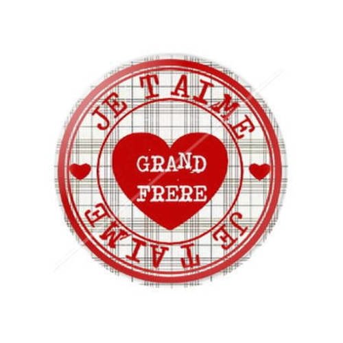 Cabochon résine a coller 25 mm grand frere 2 