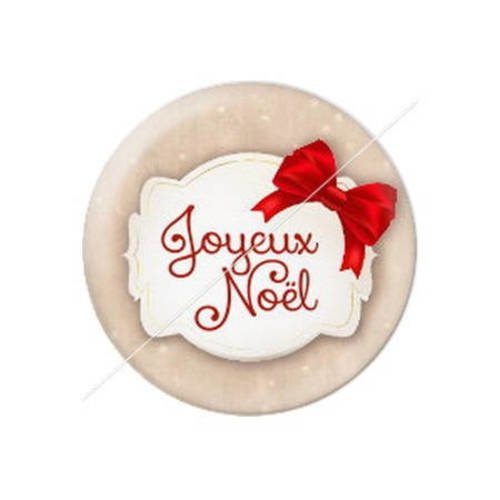 Cabochon résine a coller 25 mm joyeux noël bonnes fêtes 31 