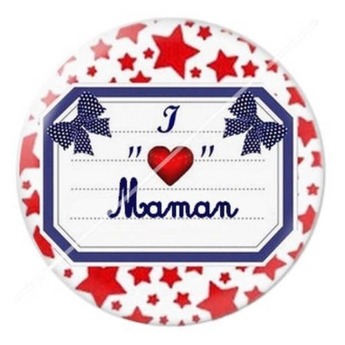 Cabochon résine a coller 25 mm maman 11 