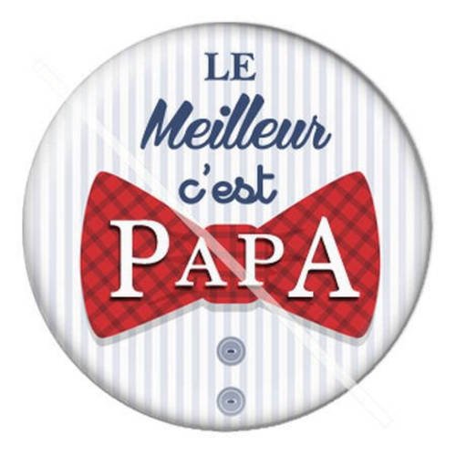 Cabochon résine a coller 25 mm pour papa a1 