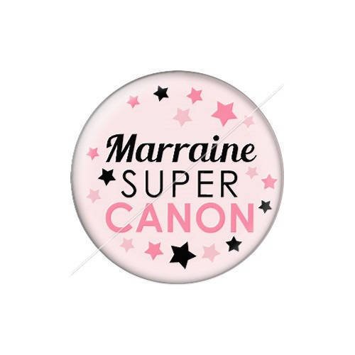 Cabochon résine a coller 25 mm marraine j1 