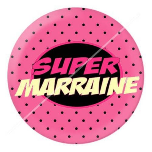 Cabochon résine a coller 25 mm pour marraine c11 