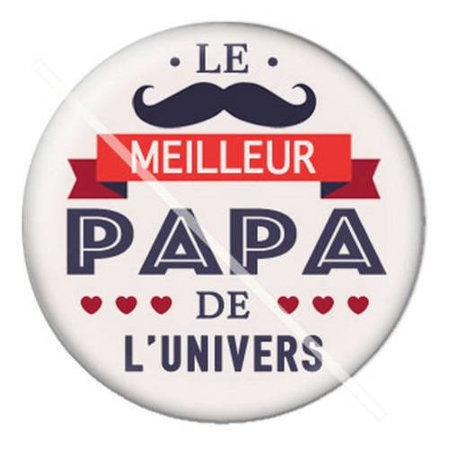 Cabochon résine a coller 25 mm pour papa a9 