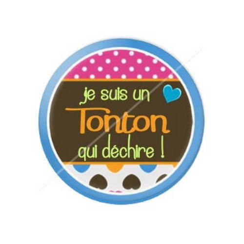 Cabochon résine a coller 25 mm tonton f3 