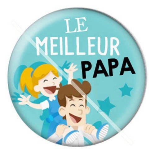 Cabochon résine a coller 25 mm pour papa a4 