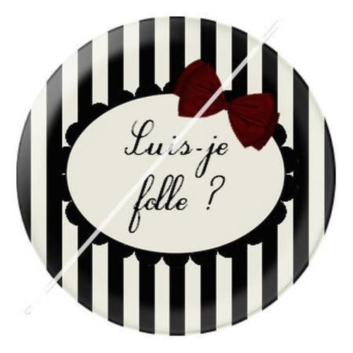 Cabochon résine a coller 25 mm à alice 12 