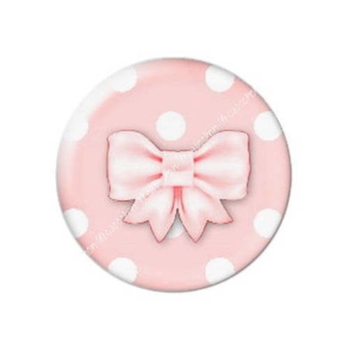 Cabochon résine a coller 25 mm mamzelle loulou 4 