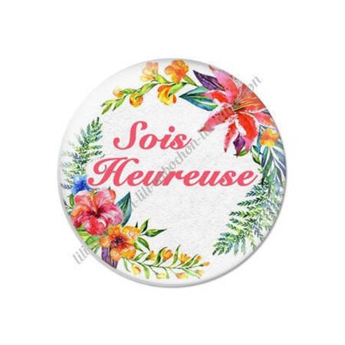 Cabochon résine a coller 25 mm maman m5 