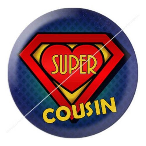 Cabochon résine a coller 25 mm cousin 