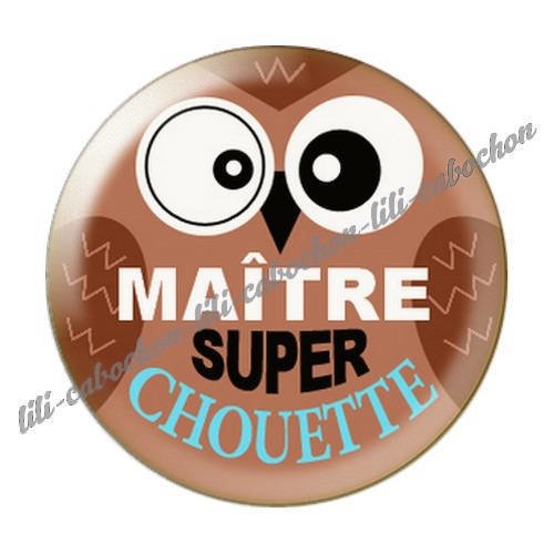 Cabochon résine a coller 25 mm maître i15 