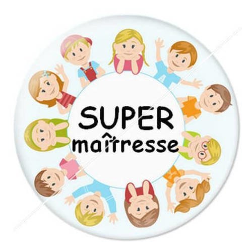 Cabochon résine a coller 25 mm maîtresse f15 