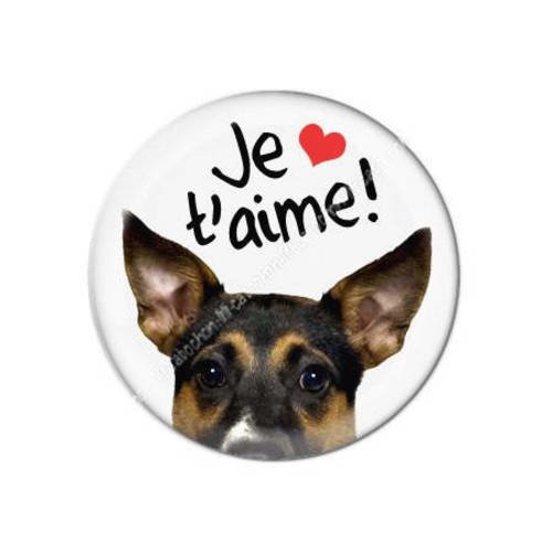 Cabochon résine a coller 25 mm saint valentin amour je t'aime a11 