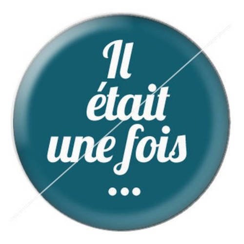 Cabochon résine a coller 25 mm il était une fois 13 