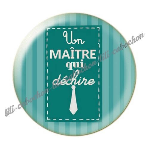 Cabochon résine a coller 25 mm maître i34 