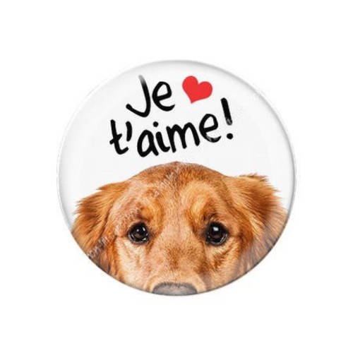 Cabochon résine a coller 25 mm saint valentin amour je t'aime a3 