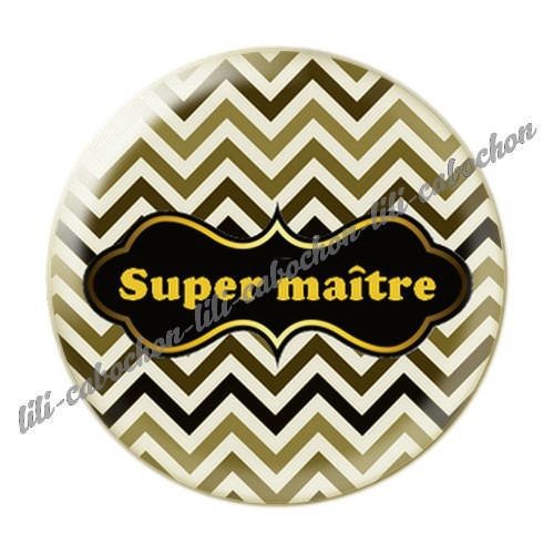 Cabochon résine a coller 25 mm maître i27 